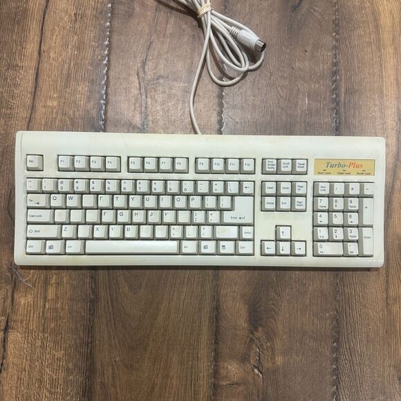 PC CONCEPTS TURBO PLUS Turbo Plus Keyboard BITS6001 PS-2 Keyboard, WORKING